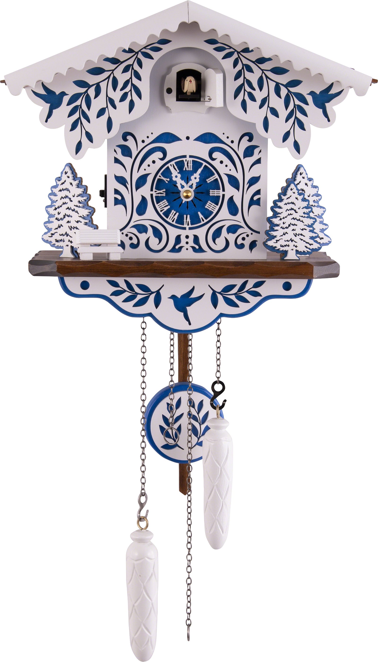 Kuckucksuhr Quarz-Uhrwerk Chalet-Stil 26cm von Engstler