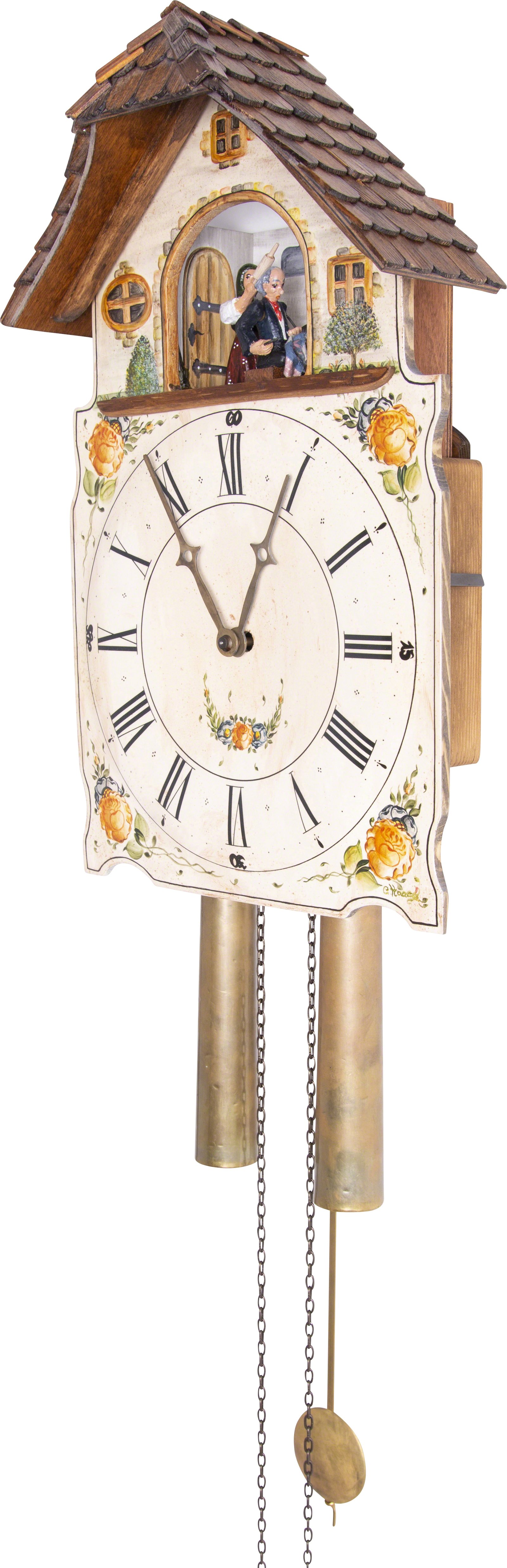 Schilderuhr 8-Tages-Uhrwerk 44cm von Rombach & Haas