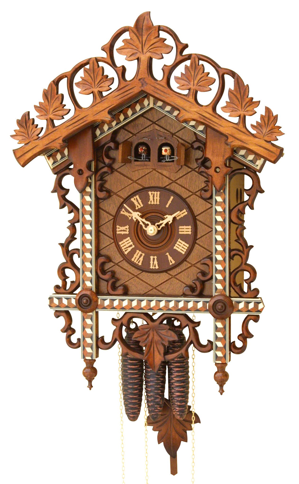 Antike Nachbildung 1-Tag-Uhrwerk 48cm von Rombach & Haas
