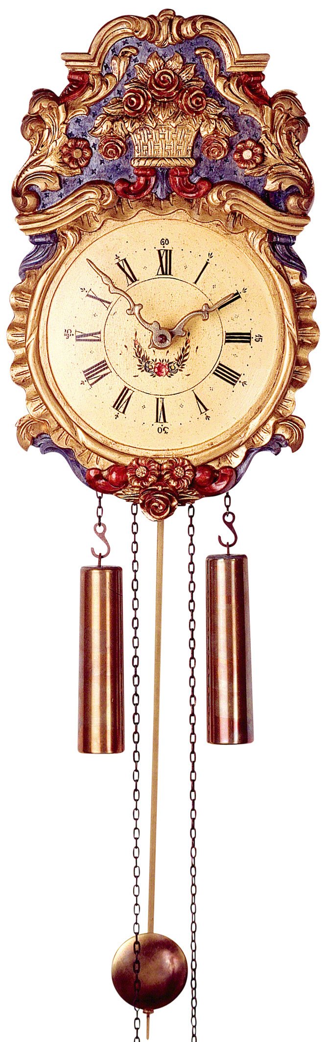 Antike Nachbildung 8-Tages-Uhrwerk 35cm von Rombach & Haas