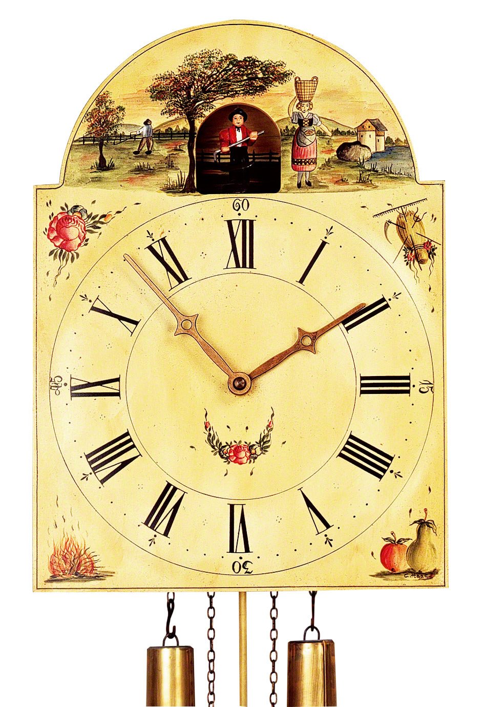 Schilderuhr 8-Tages-Uhrwerk 35cm von Rombach & Haas