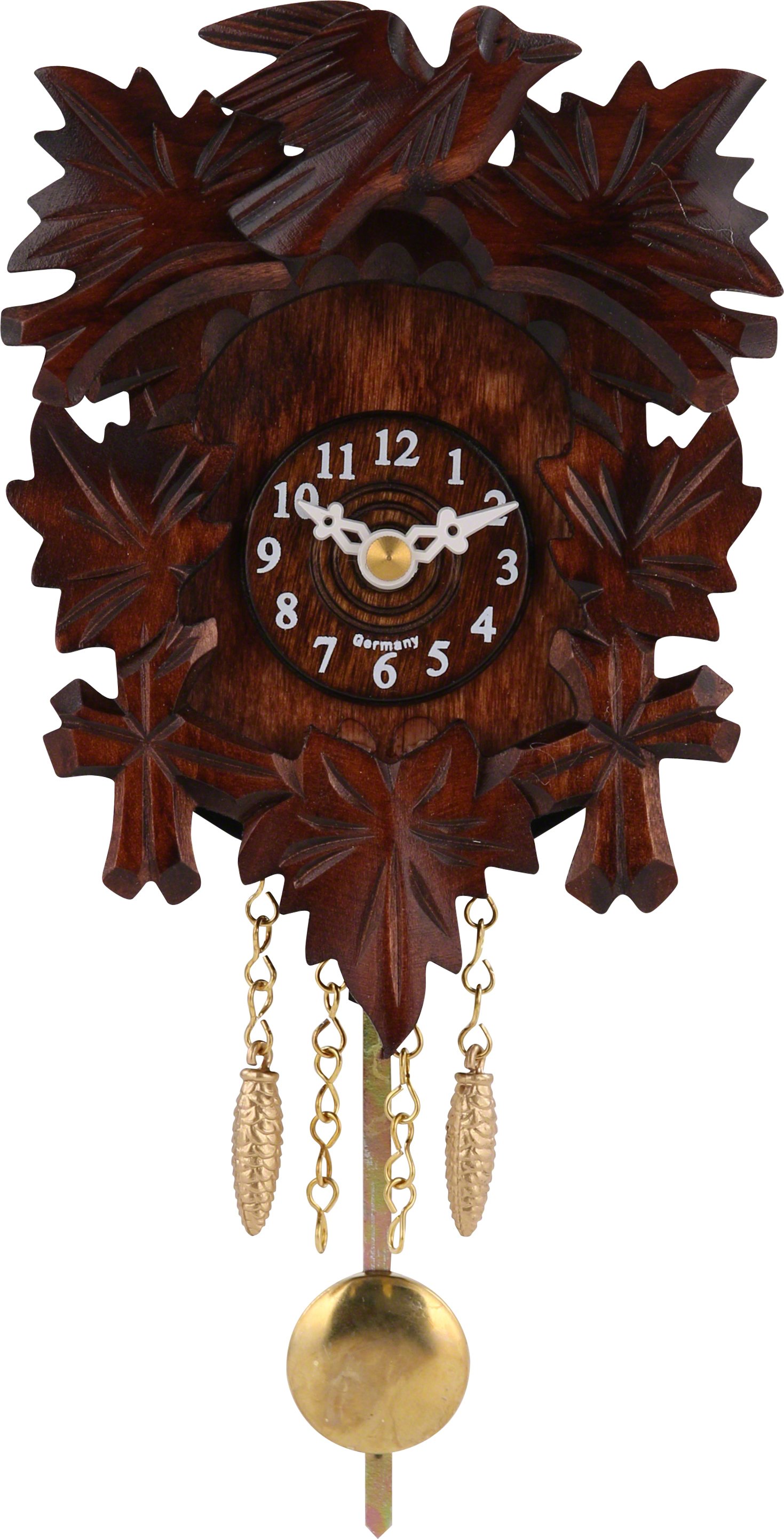 Schwarzwälder Pendeluhr 14cm - Quarz-Uhrwerk von Trenkle