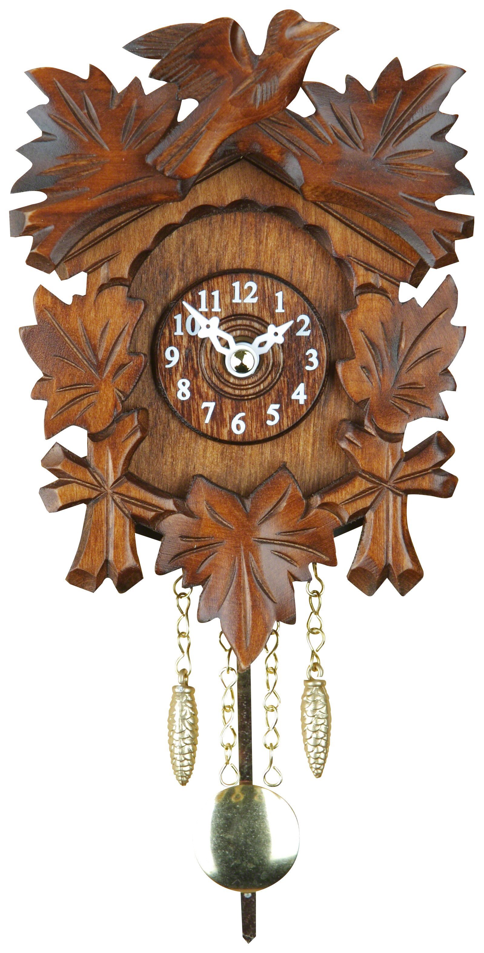Schwarzwälder Pendeluhr 14cm - Quarz-Uhrwerk von Trenkle